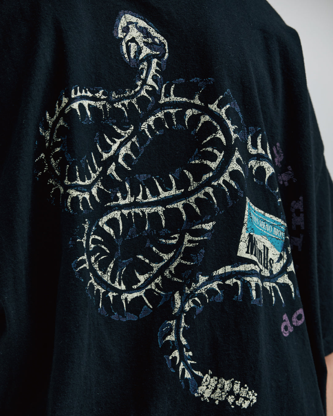 MUZE BLACK LABEL × MINUS -【BOOTLEG POCKET TEE(NOTHING)ICE BLAST(BLACK)】ミューズ マイナス ブートレグ ポケット Tシャツ ブラック