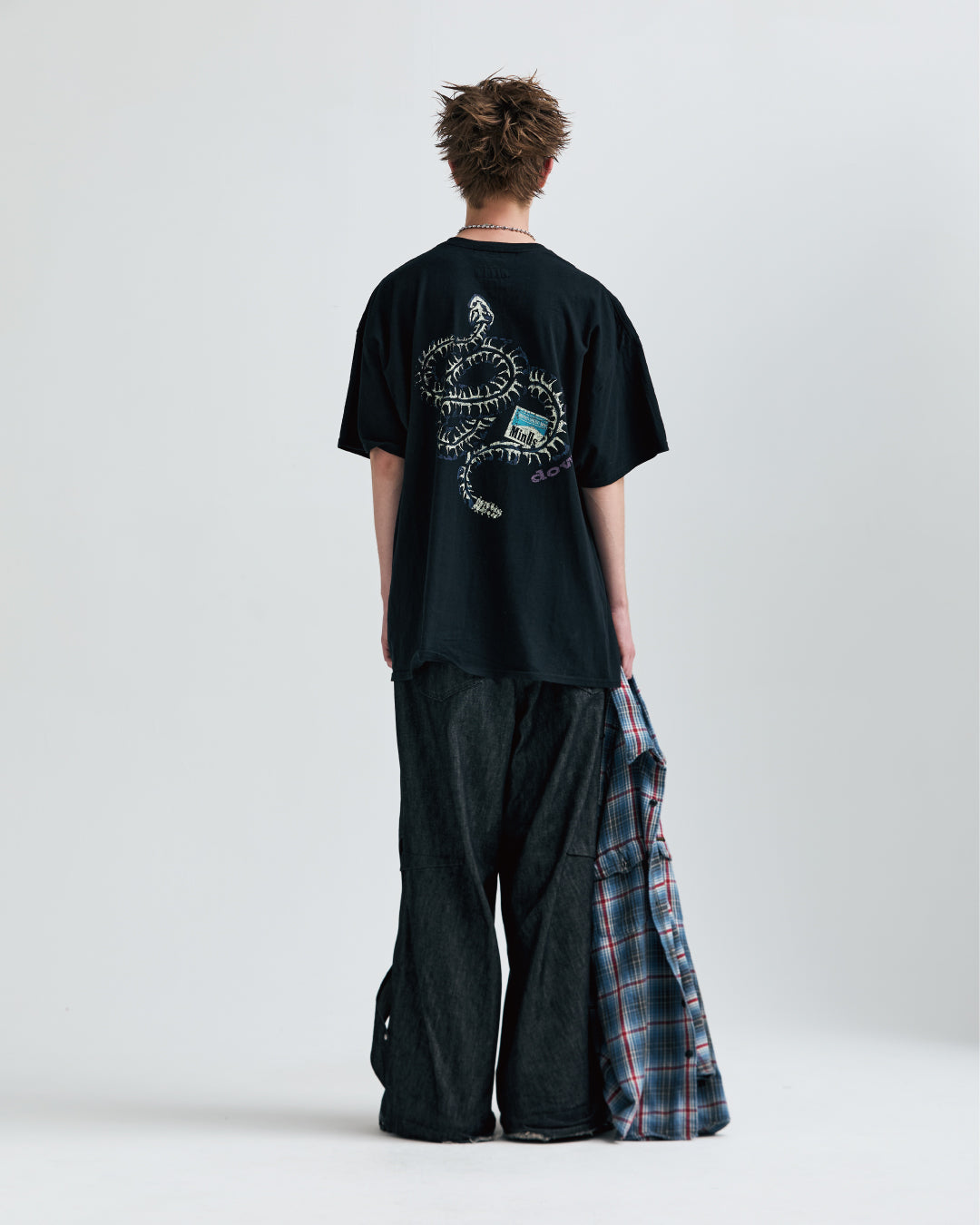 MUZE BLACK LABEL × MINUS -【BOOTLEG POCKET TEE(NOTHING)ICE BLAST(BLACK)】ミューズ マイナス ブートレグ ポケット Tシャツ ブラック