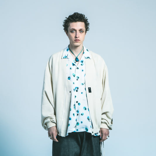 MUZE TURQUOISE LABEL - LIGHT BOMBER BLOUSON(WHITE)ミューズ 2023年春夏 ブルゾン