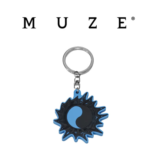 【MUZE GALLERY STORE LIMITED】MUZE - MUZE YIN-YANG RUBBER STRAP(TURQUOISE) ミューズ 店頭限定 ラバー ストラップ  ミューズ インヤン