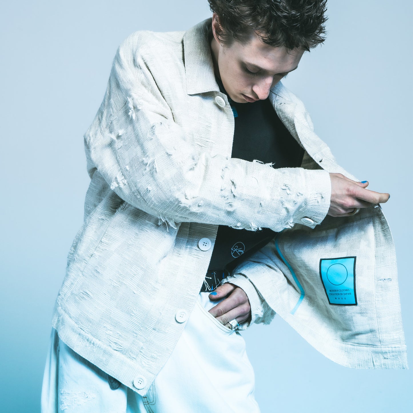 MUZE TURQUOISE LABEL × MINUS 1st TYPE JACKET(OFF WHITE) ミューズ マイナス 2023年春夏 ジャケット