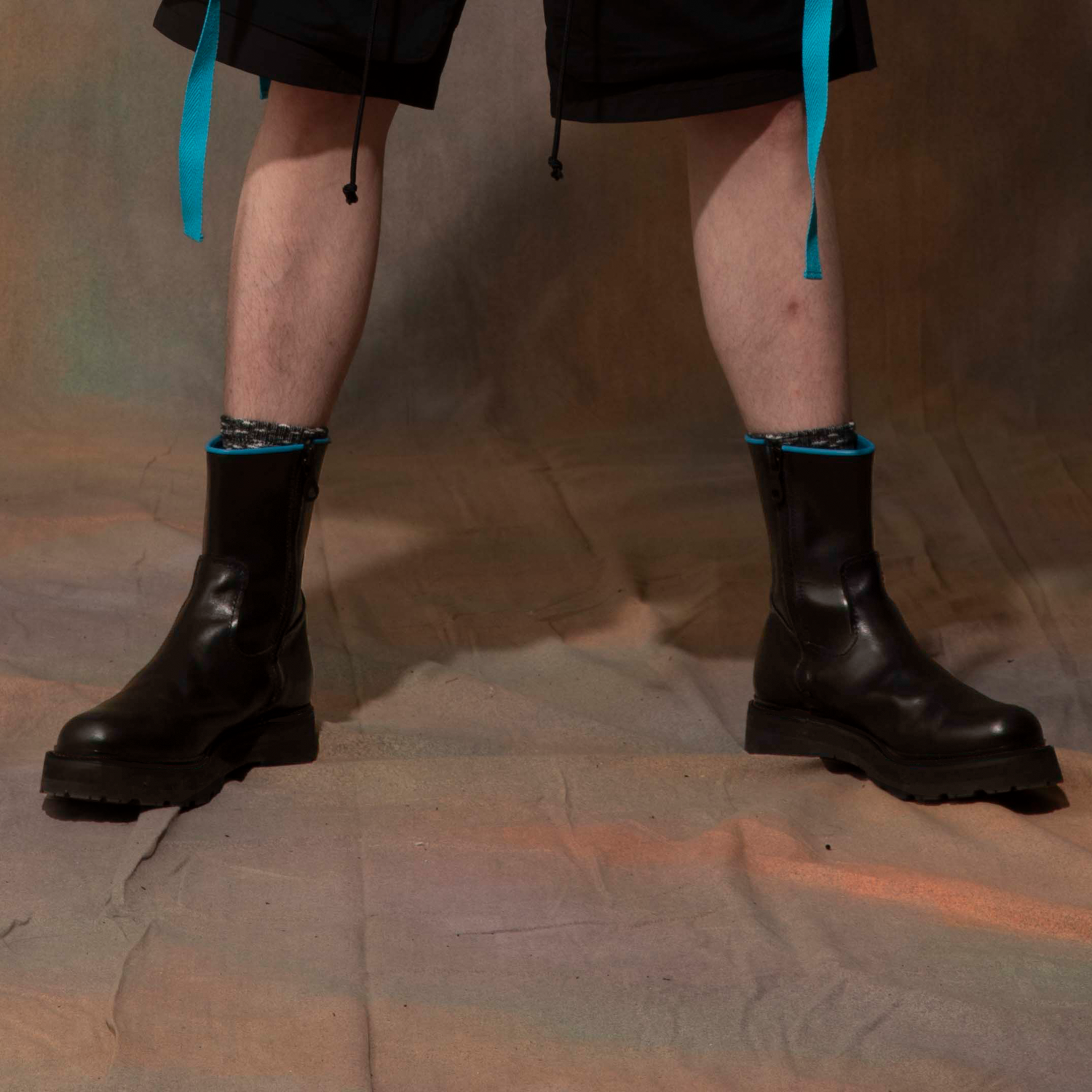 MUZE TURQUOISE LABEL × KIDS LOVE GAITE - SIDE ZIP VIBRAM ARCTIC MUZE TURQUOISE LABEL × KIDS LOVE GAITE - SIDE ZIP VIBRAM ARCTIC