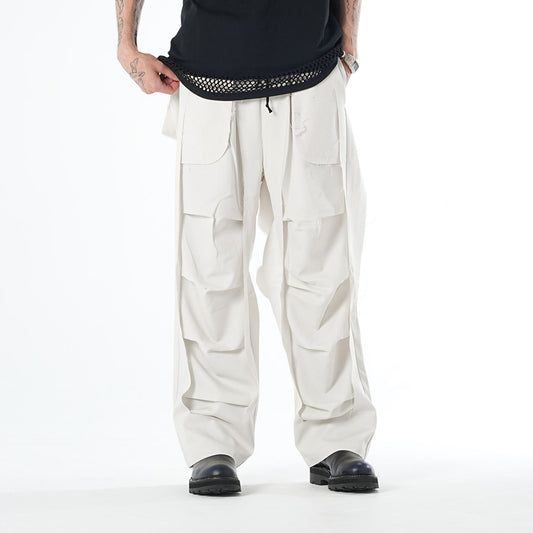 MUZE TURQUOISE LABEL - 【COTTEN DYED TWILL 3D TROUSERS(WHITE)】ミューズ コットン ツイル  トラウザー ホワイト