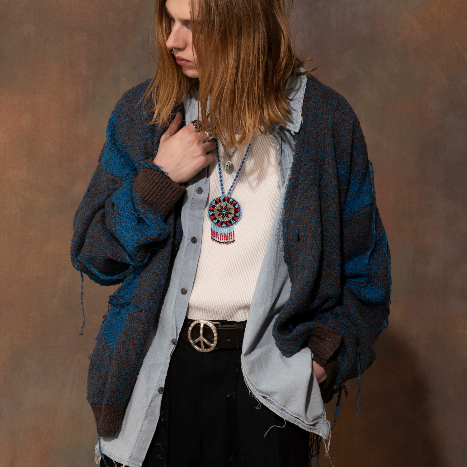 MUZE TURQUOISE LABLE - ×FACCIES TWINKLE STAR KNIT CD(SLATE GRAY MUZE TURQUOISE LABLE - ×FACCIES TWINKLE STAR KNIT CD(SLATE GRAY