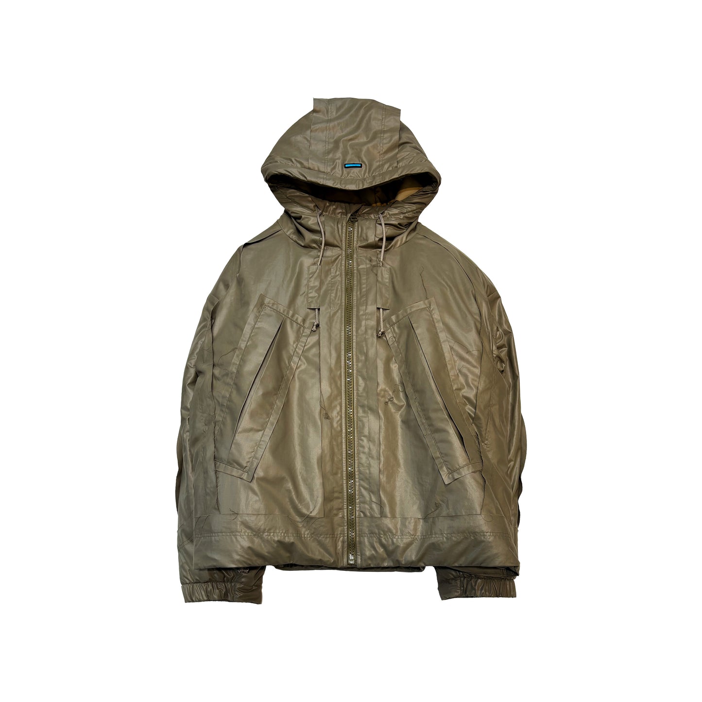 MUZE TURQUOISE LABEL -【INSIDE OUT BIG WAX JACKET(KHAKI)】ミューズ インサイドアウト ビッグ ワックス ジャケット カーキ