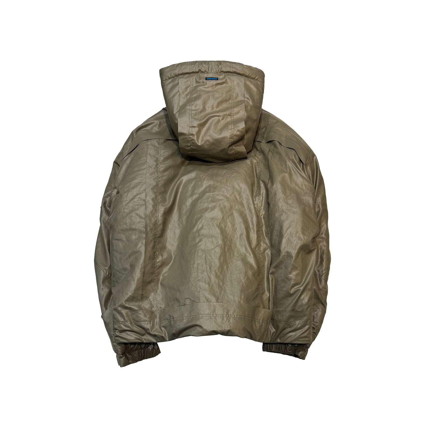 MUZE TURQUOISE LABEL -【INSIDE OUT BIG WAX JACKET(KHAKI)】ミューズ インサイドアウト ビッグ ワックス ジャケット カーキ