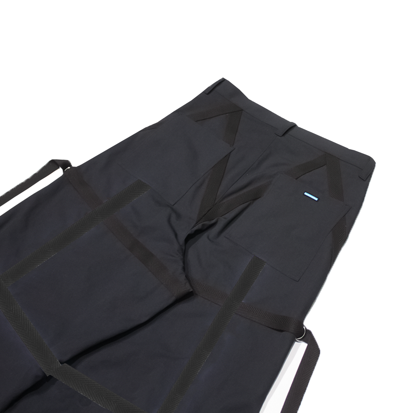 MUZE®︎ TURQUOISE LABEL -【BELTED WIDE TROUSERS(BLACK×BLACK)】ミューズ ベルテッド ワイド トラウザー ブラック