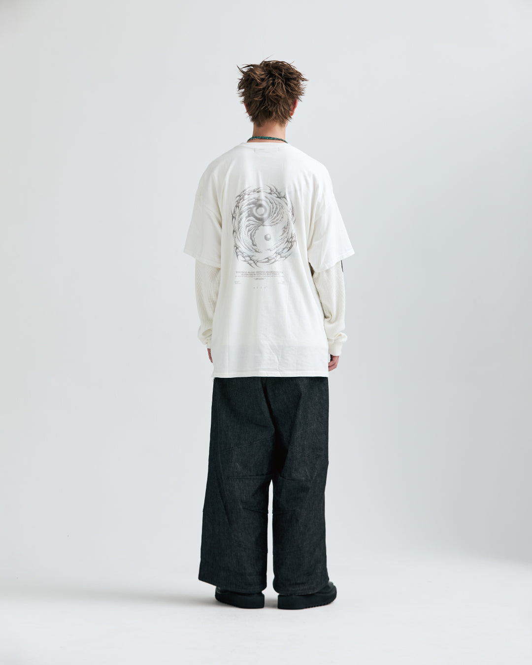 MUZE BLACK LABEL -【STAND ALONE YIN-YANG T-SH (WHITE)】ミューズ スタンド アローン インヤン Tシャツ ホワイト