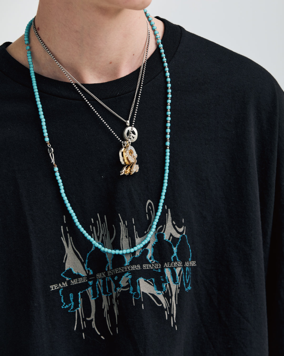 MUZE BLACK LABEL -【TEAM MUZE® SIX INVENTORS T-SH (BLACK)】ミューズ シックス インベンターズ Tシャツ ブラック