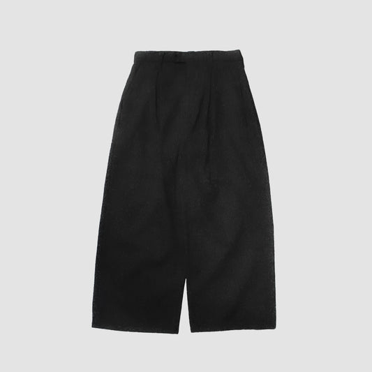 【予約 / 11月お届け予定】MUZE TURQUOISE LBEL - OVERSIZED BIG WOOL TROUSERS(BLACK)