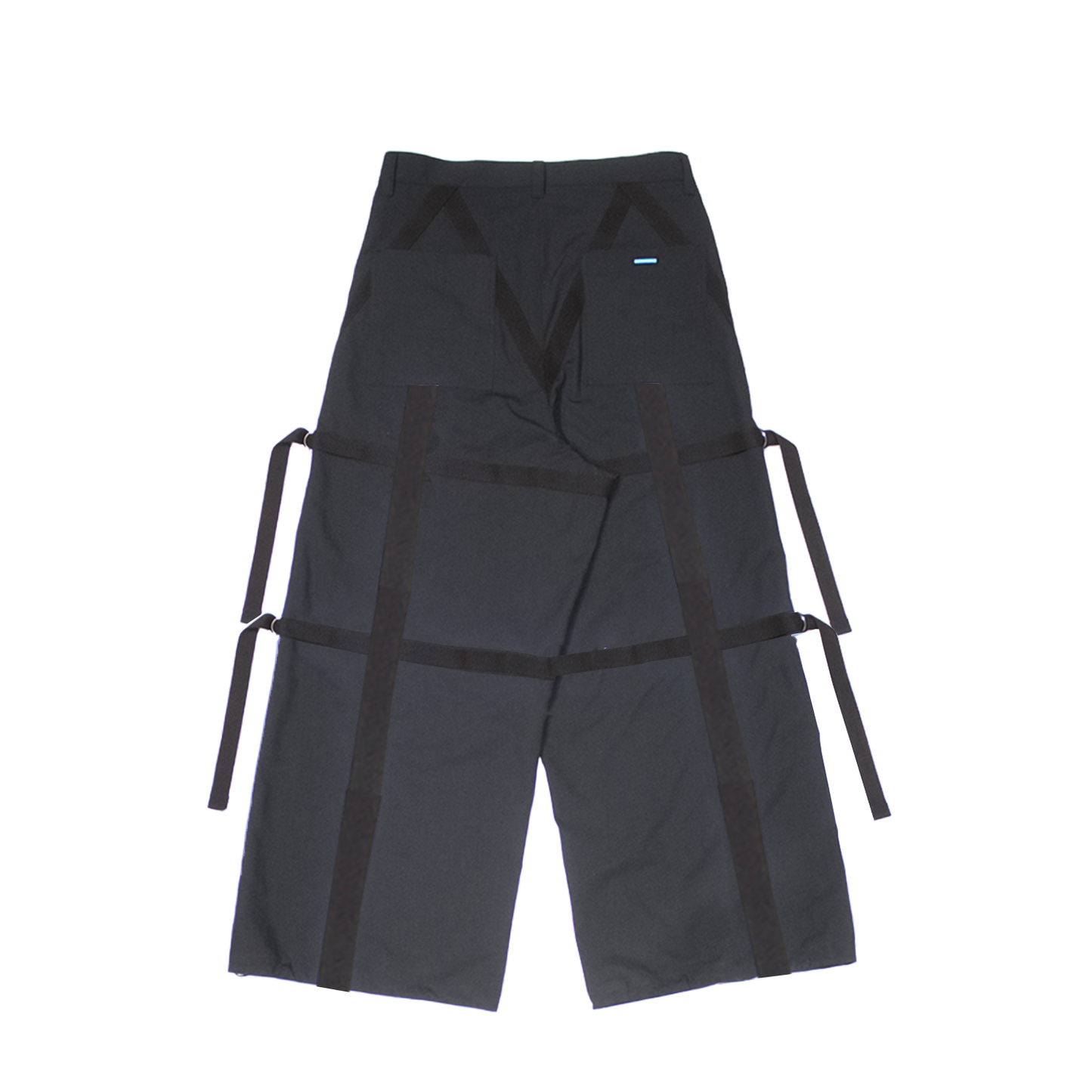 MUZE®︎ TURQUOISE LABEL -【BELTED WIDE TROUSERS(BLACK×BLACK)】ミューズ ベルテッド ワイド トラウザー ブラック