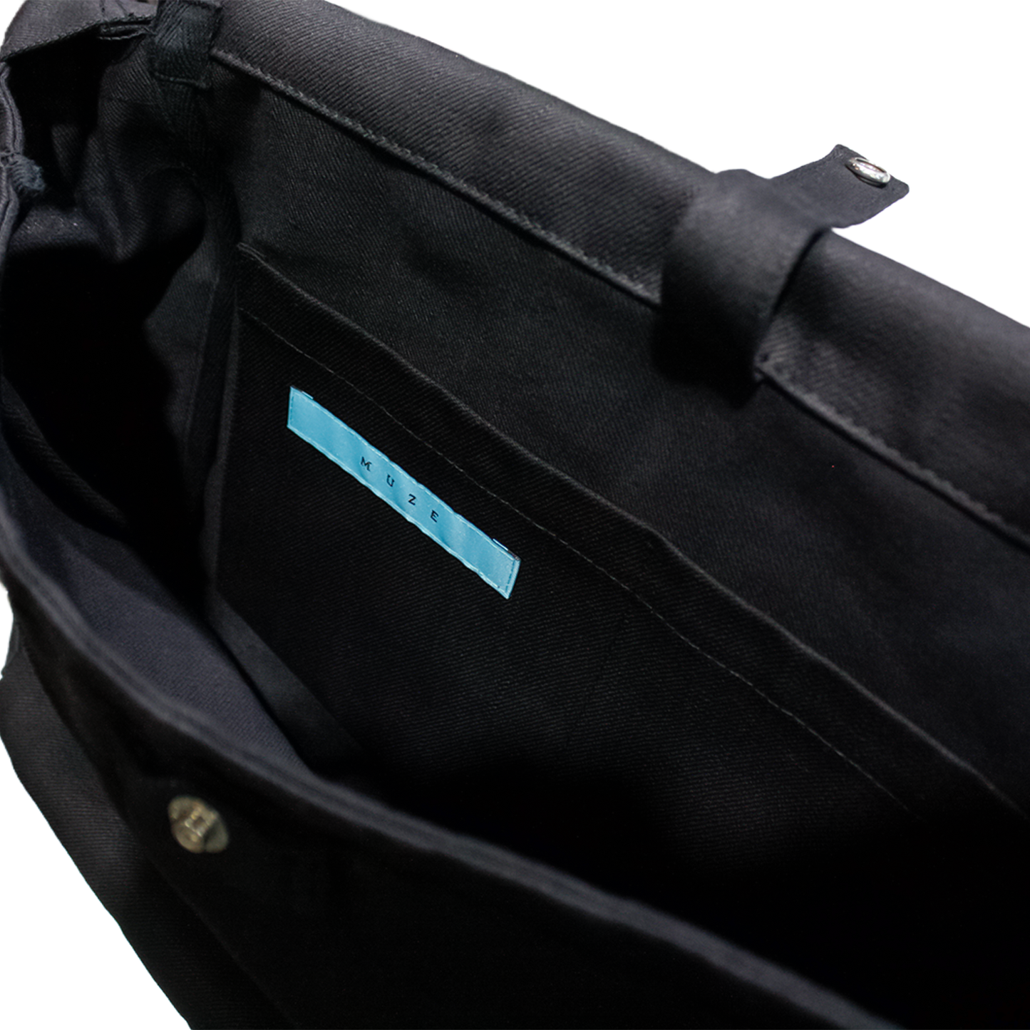 MUZE TURQUOISE LABEL - MINI MESSENGER BAG(BLACK) ミューズ ミニ メッセンジャー バッグ ブラック