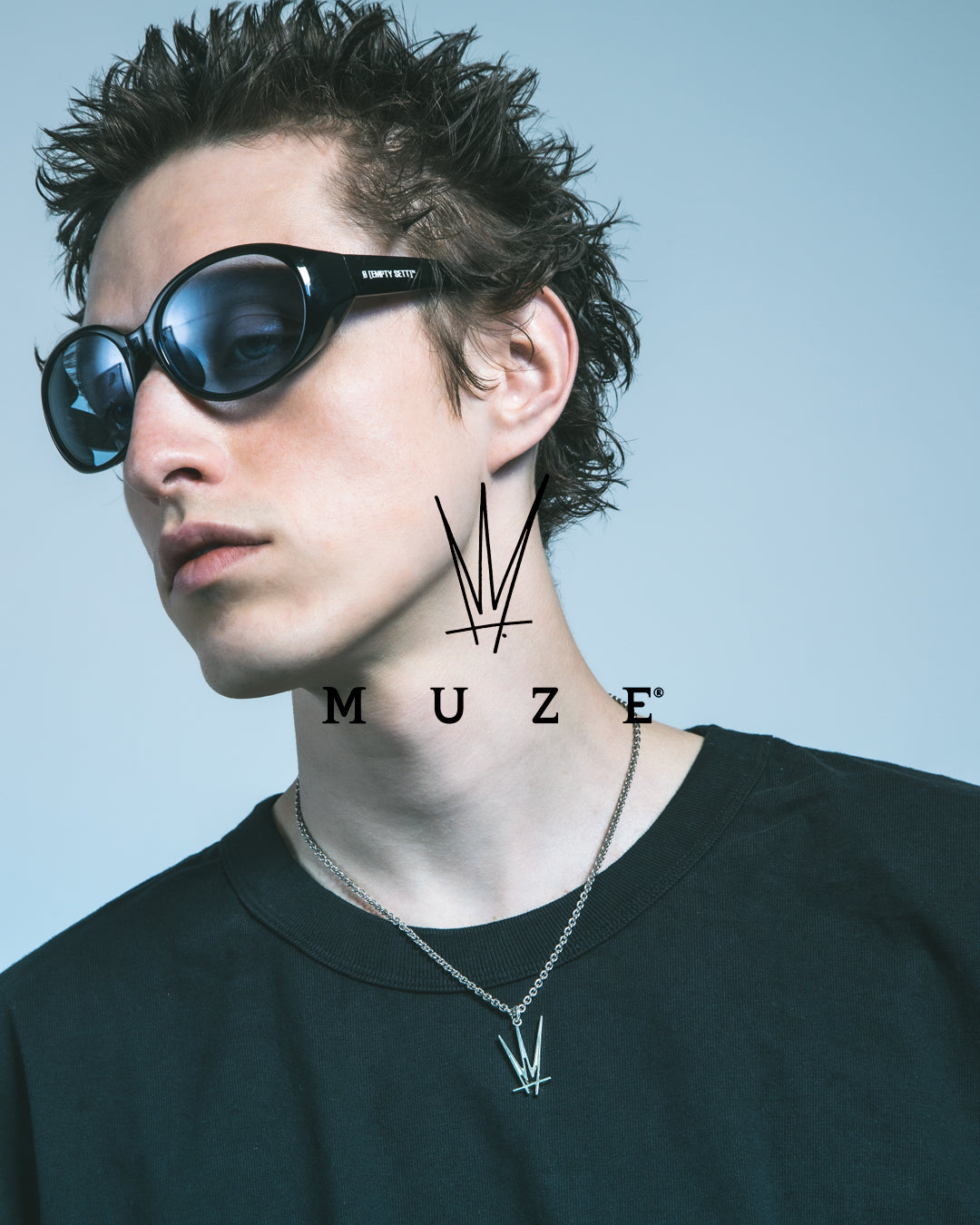 MUZE ×OLI CROWN NECKLACE (SILVER)ミューズ オリ クラウン ネックレス