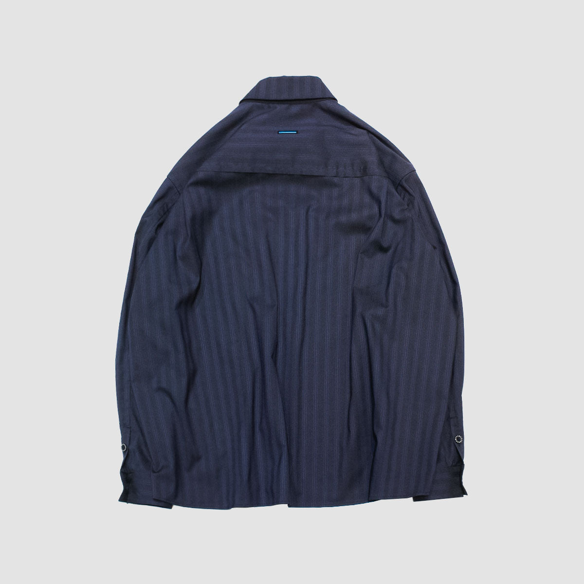 MUZE TURQUOISE LABEL - VILOFT® STRIPE SH(NAVY)ミューズ ストライプ シャツ ネイビー