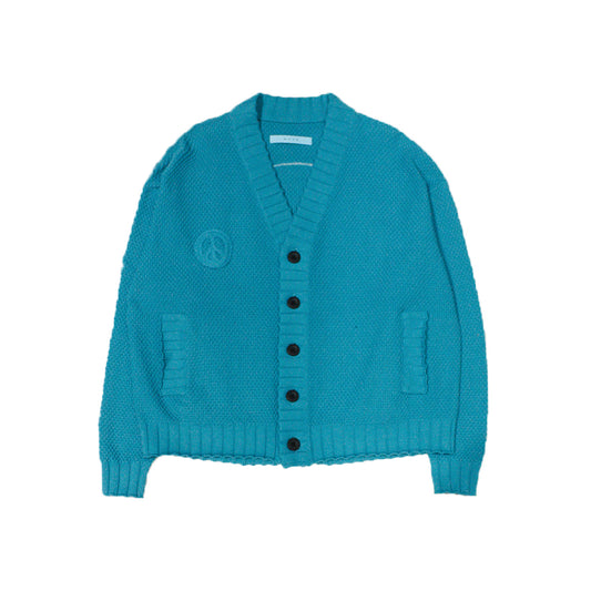 MUZE TURQUOISE LABEL - MUZE® PEACE CARDIGAN(TURQUOISE)ミューズ ピース カーディガン ターコイズ