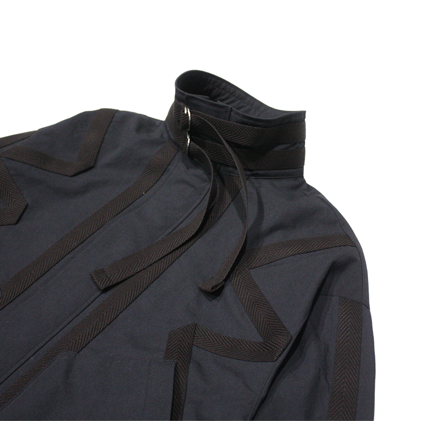 MUZE®︎ TURQUOISE LABEL -【BELTED M-65 WIDE BLOUSON(BLACK×BLACK)】ミューズ ベルテッド ワイド ブルゾン ブラック