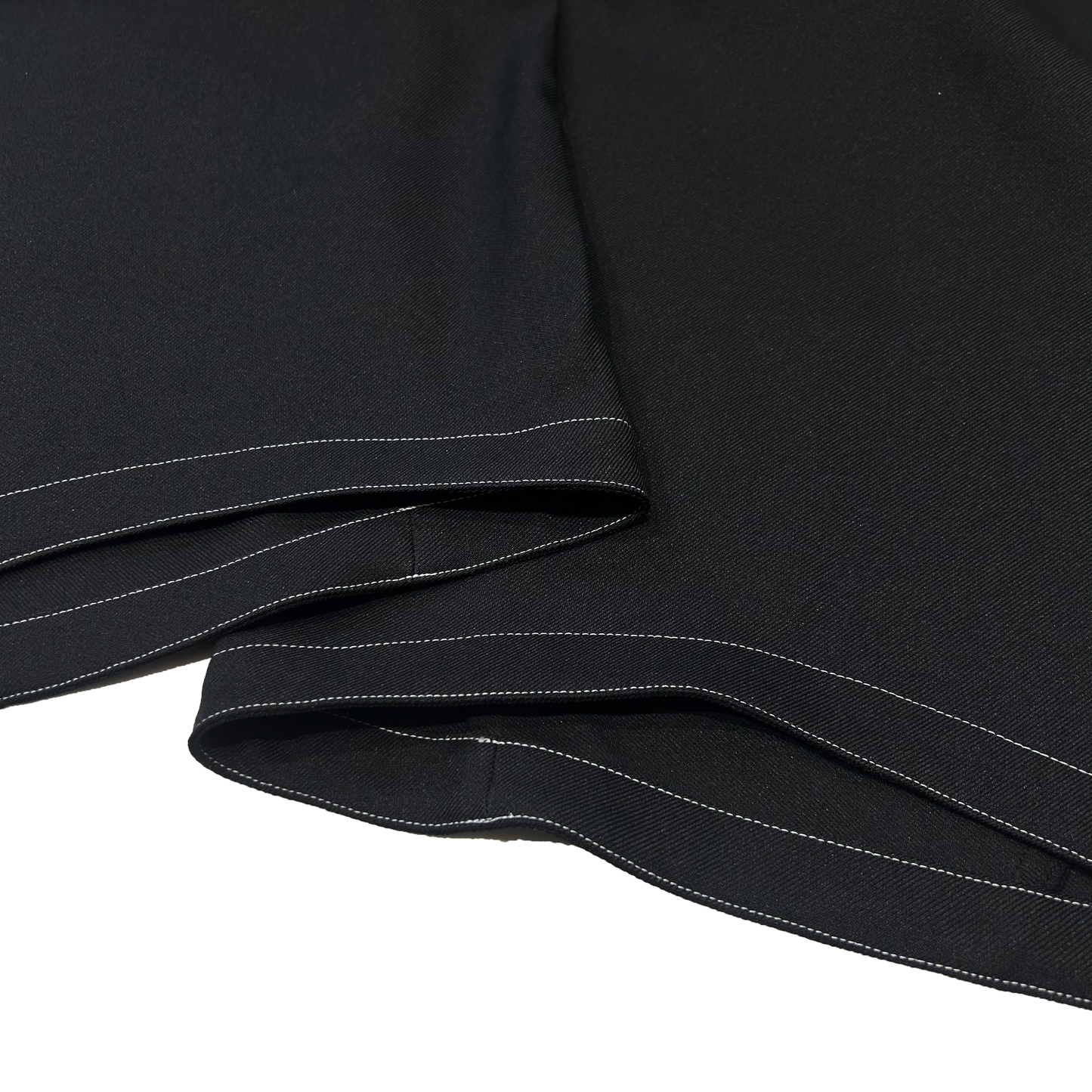 MUZE TURQUOISE LABEL -【LESS IS MORE WIDE PANTS (BLACK×WHITE）】ミューズ レスイズモアワイドパンツ ブラック ホワイト