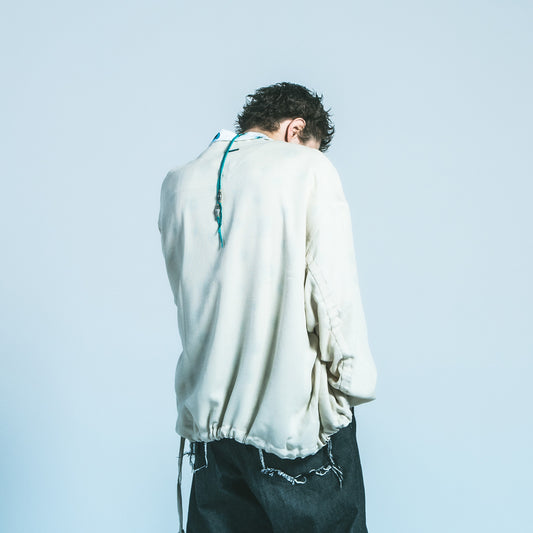 MUZE TURQUOISE LABEL - LIGHT BOMBER BLOUSON(WHITE)ミューズ 2023年春夏 ブルゾン