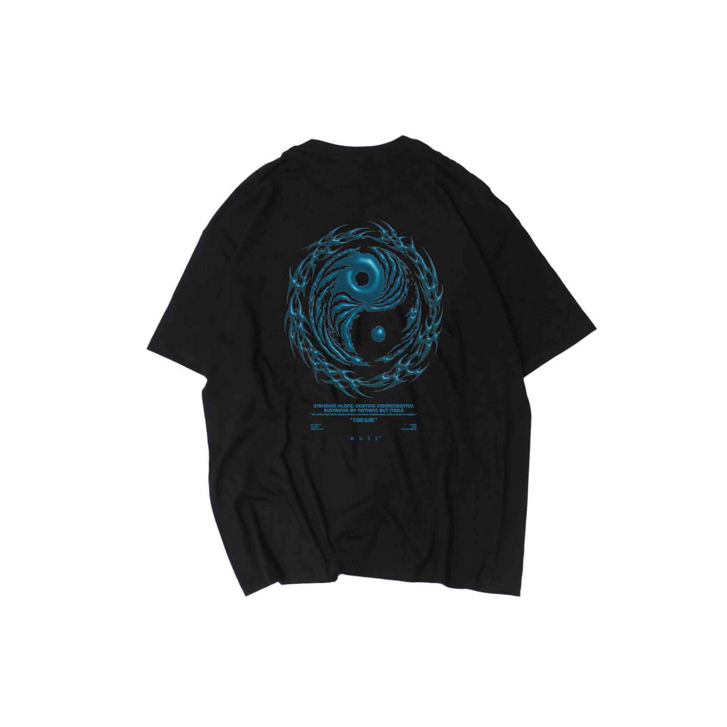 MUZE BLACK LABEL -【STAND ALONE YIN-YANG T-SH (BLACK)】ミューズ スタンド アローン インヤン Tシャツ ブラック