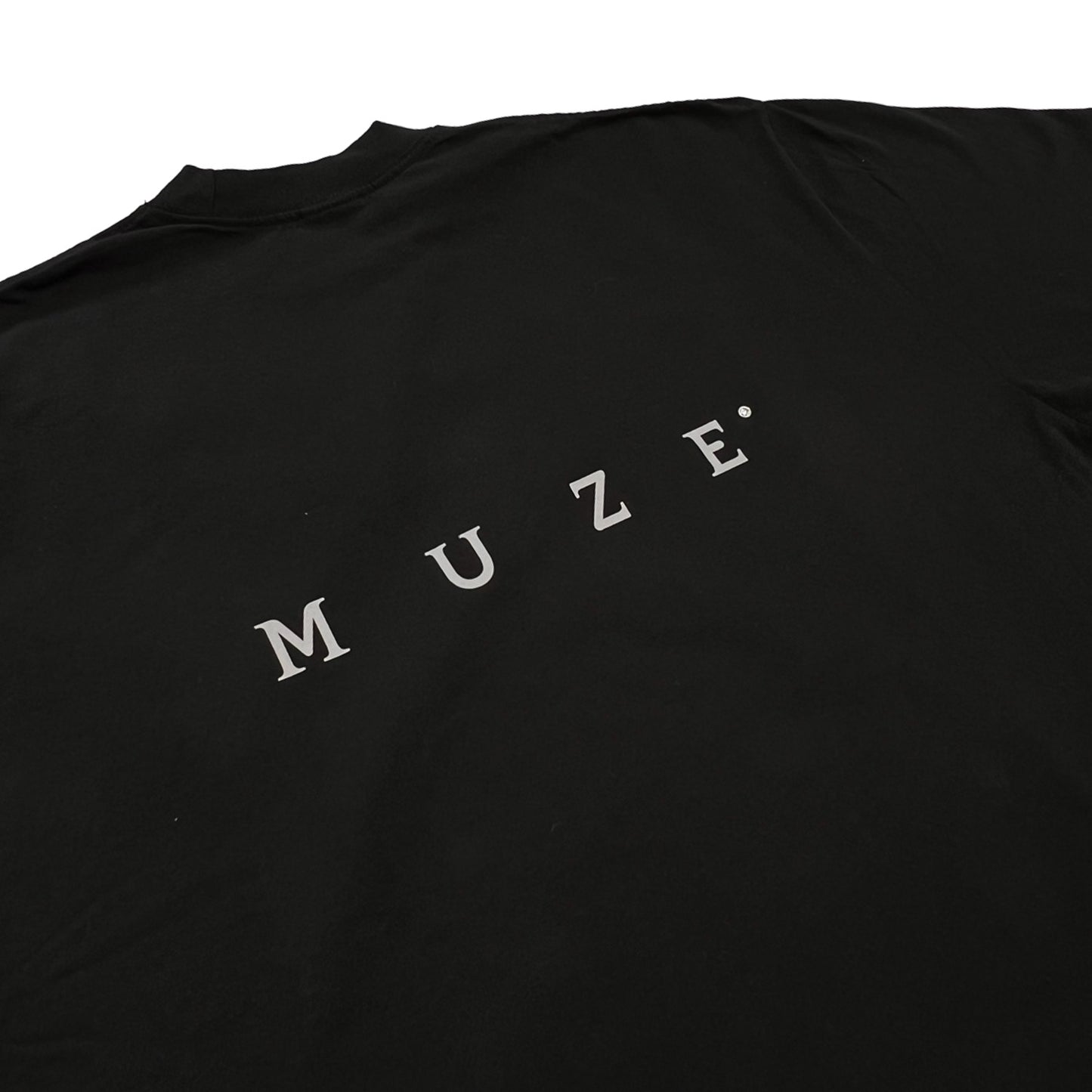 MUZE BLACK LABEL -【MUZE® LOGO REFLECTOR T-SH(BLACK)】ミューズ ロゴ Tシャツ リフレクター ブラック