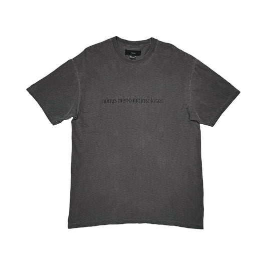 MINUS -【Bootleg Tee(LOSER)(10YEARS BLACK)】マイナス ブートレグ Tシャツ ブラック