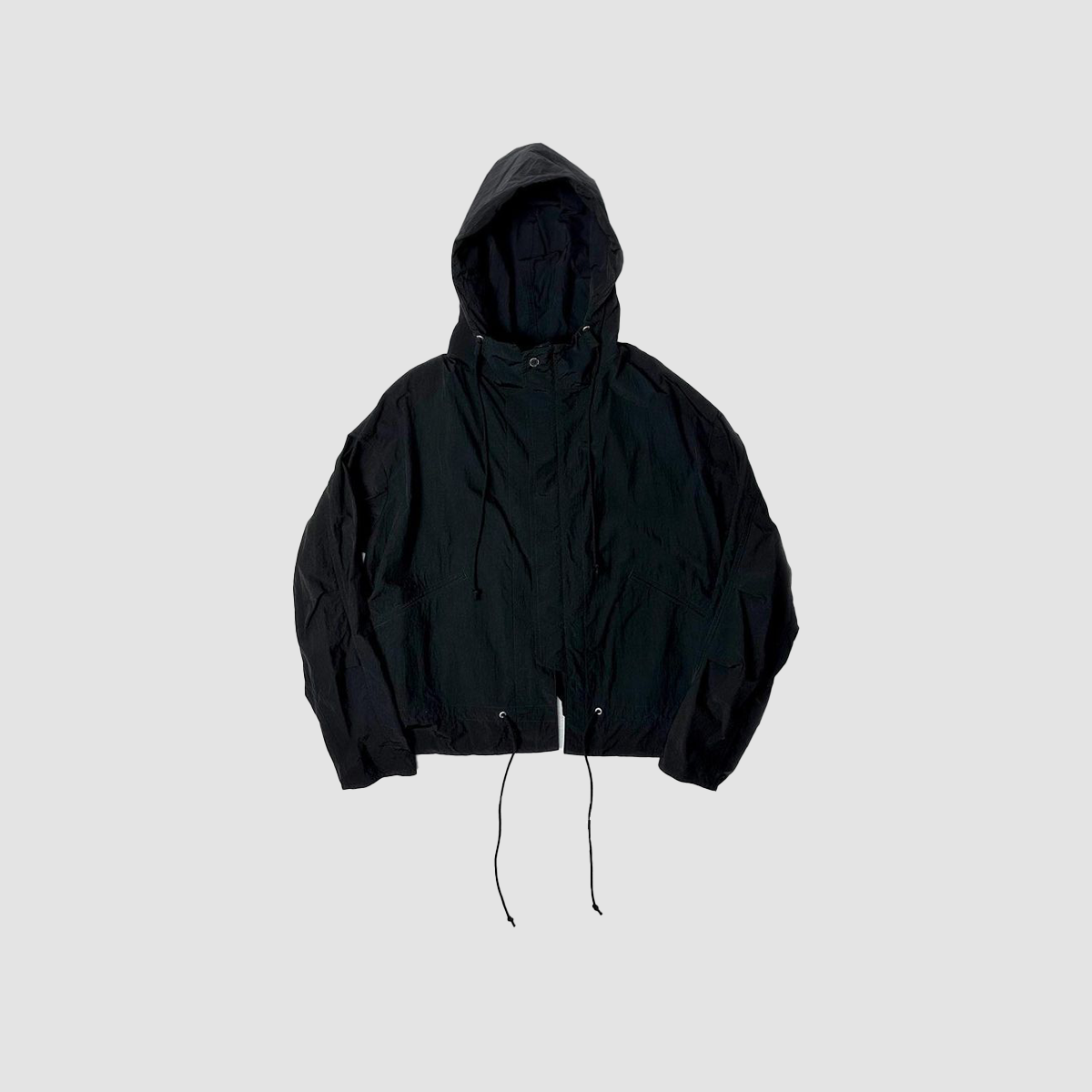 FACCIES - NYLON 2WAY SNOW PARKA(BLACK) ファッチーズ ナイロン スノー パーカー ブラック