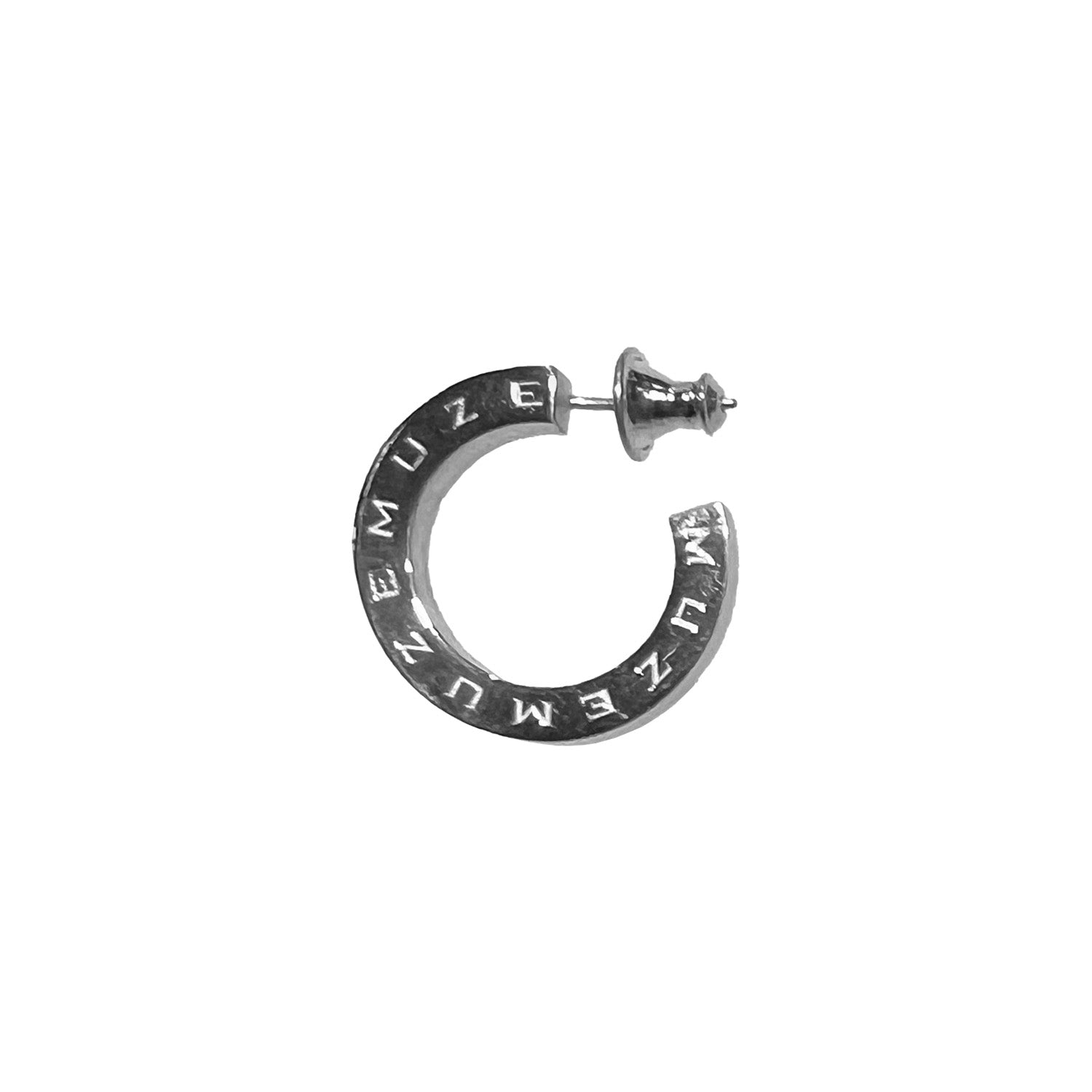 MUZE -【LOGO EARRING(SILVER)】ミューズ ロゴ ピアス SV925 シルバー