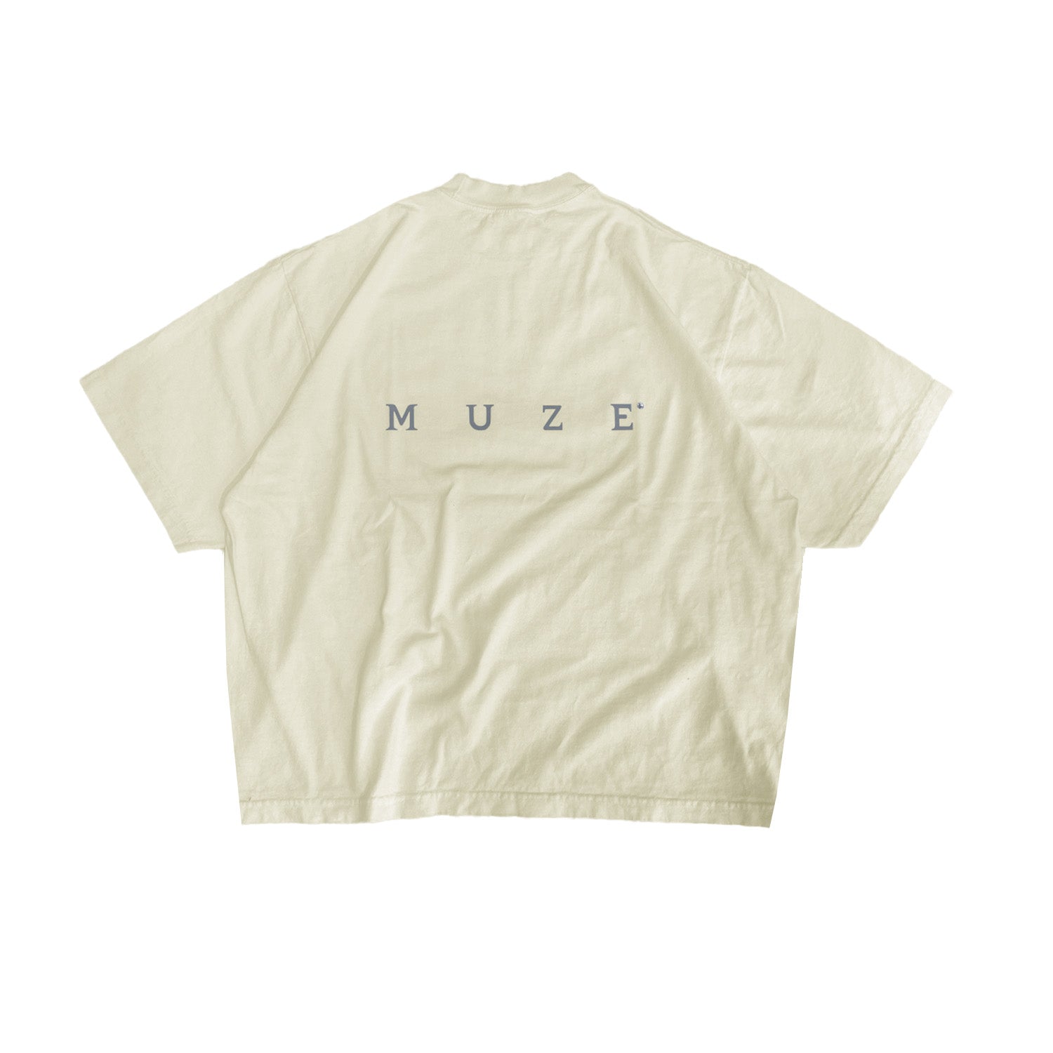 MUZE BLACK LABEL -【MUZE® LOGO REFLECTOR T-SH(NATURAL)】ミューズ ロゴ Tシャツ リフレクター  ナチュラル