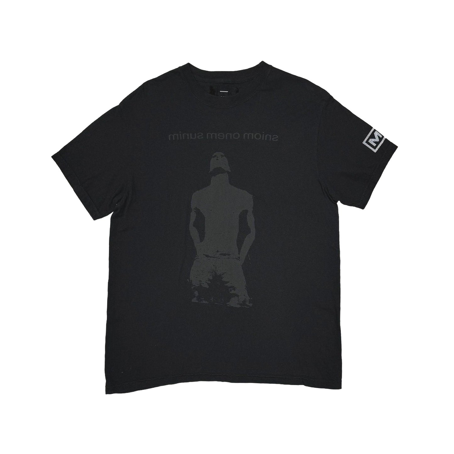 MINUS -【Bootleg Tee(A MAN'S SHADOW)(5 YEARS BLACK)】マイナス ブートレグ Tシャツ ブラック