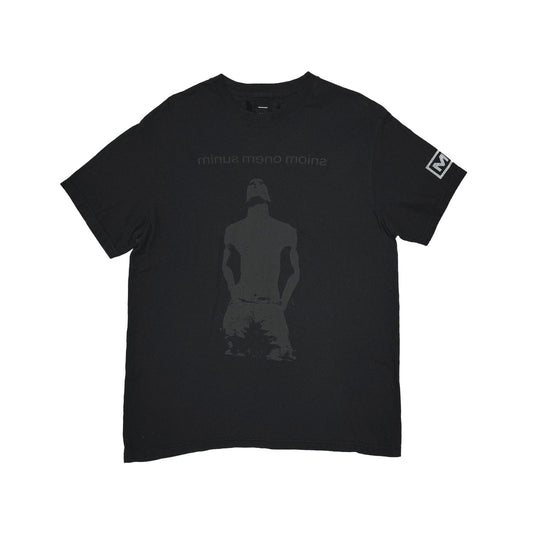 MINUS -【Bootleg Tee(A MAN'S SHADOW)(5 YEARS BLACK)】マイナス ブートレグ Tシャツ ブラック