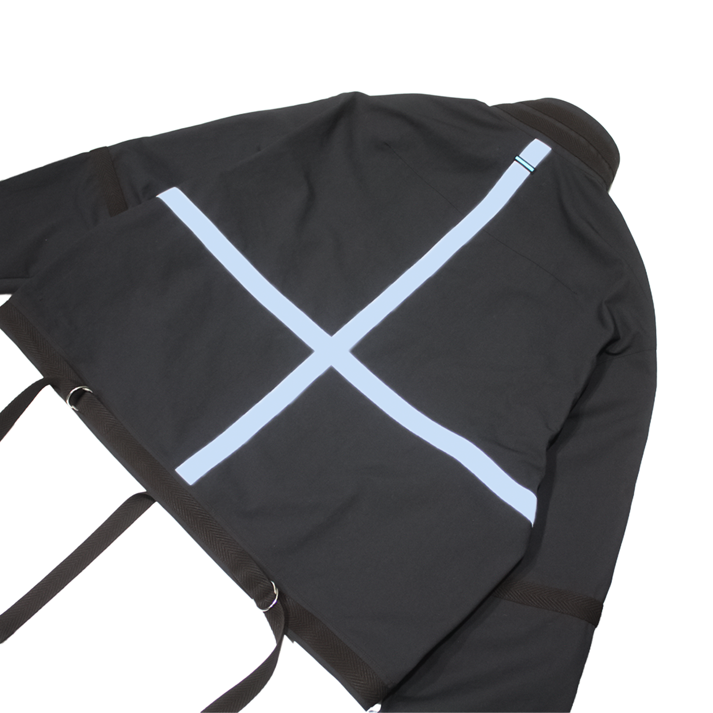 MUZE®︎ TURQUOISE LABEL -【BELTED M-65 WIDE BLOUSON(BLACK×BLUE)】ミューズ ベルテッド ワイド ブルゾン ブラック ブルー