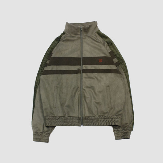 MUZE TURQUOISE LABEL - SWITCHING TRACK BLOUSON(KHAKI)ミューズ 2023年秋冬 トラック ジャケット カーキ