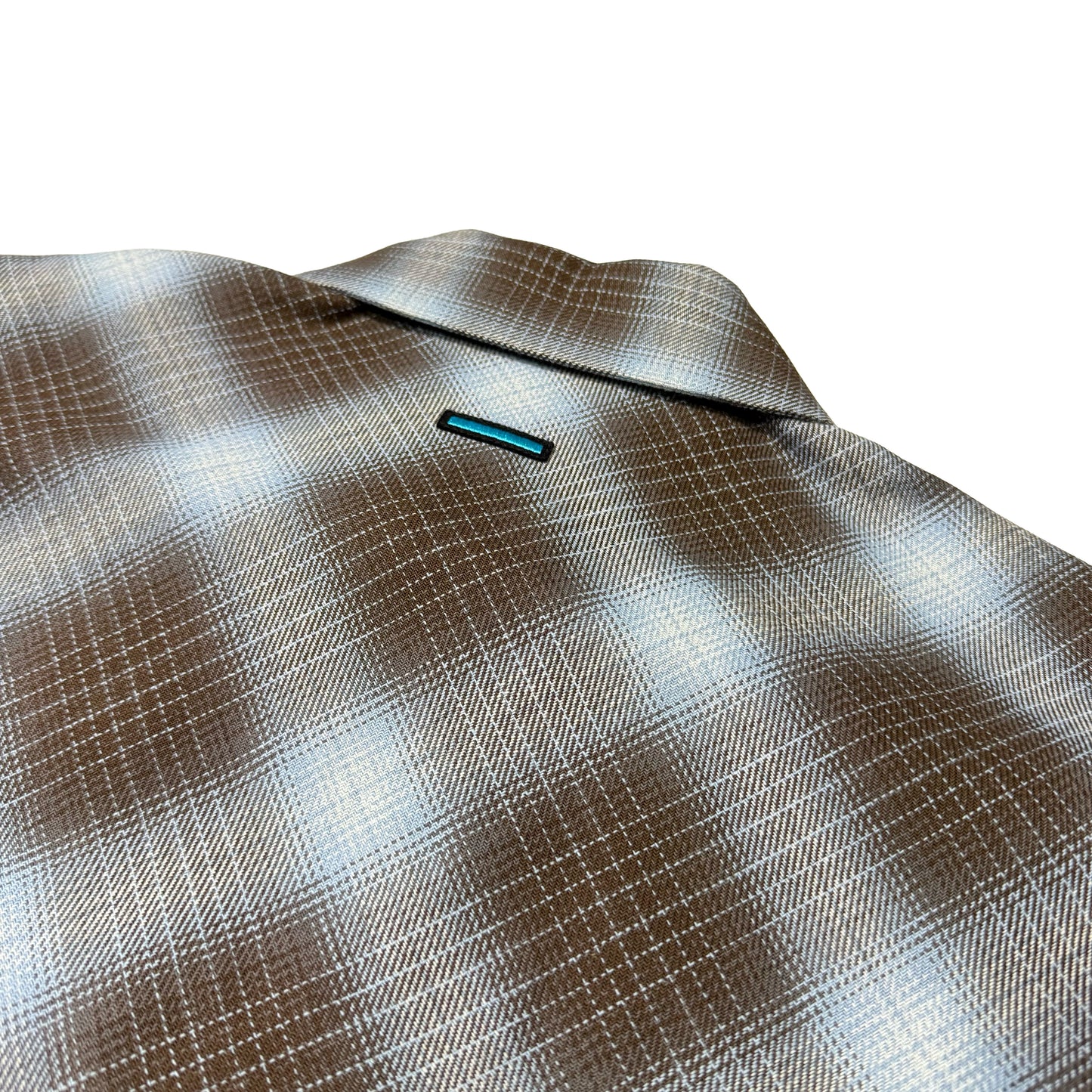 MUZE TURQUOISE LABEL - 【INDIGO TWILL CHECK SHIRT (BROWN)】ミューズ インディゴ ツイル チェック シャツ ブラウン