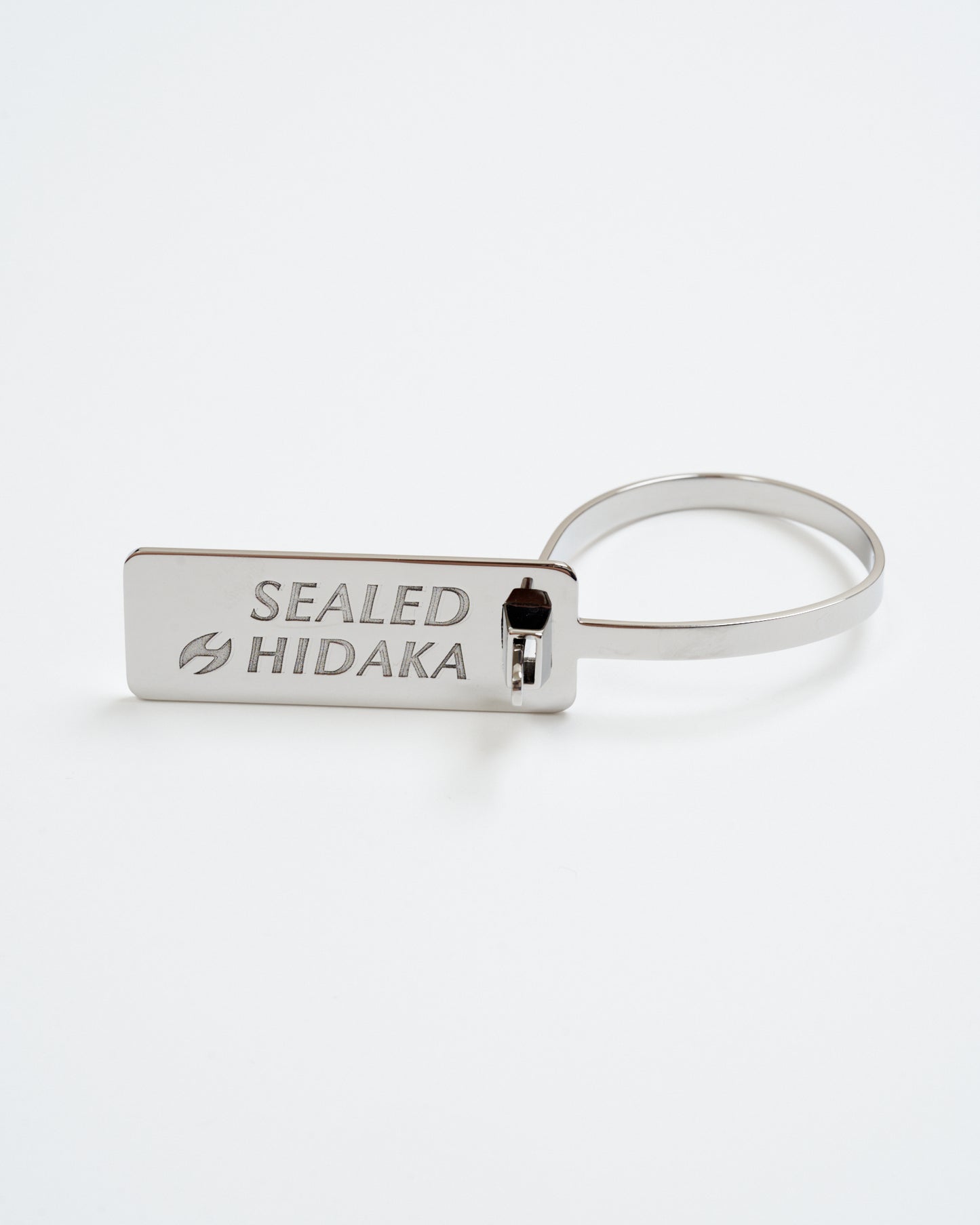 HIDAKA -【Seal-tag Key Ring(SILVER)】ヒダカ シールタグ キーリング シルバー