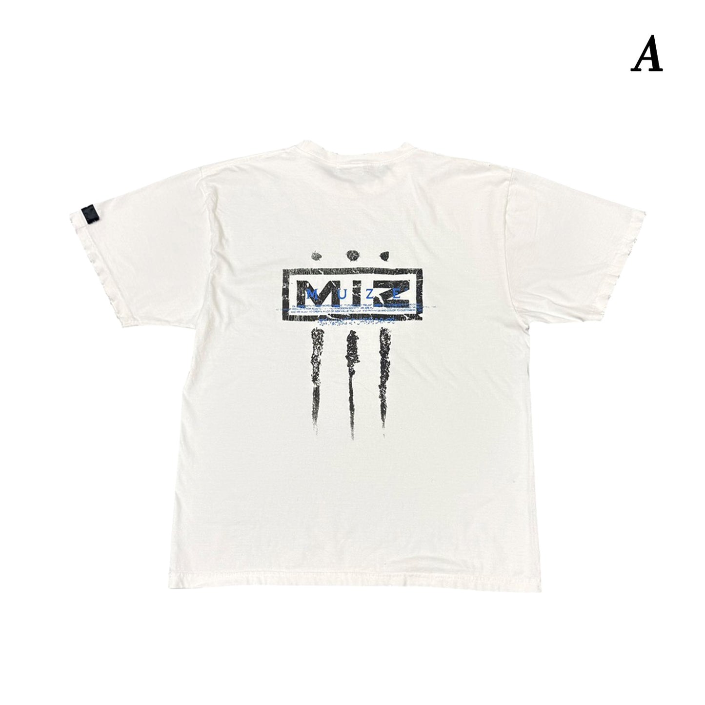 MUZE®︎ -【× MINUS Point Zero part.3 GRAPHIC T-SH】ミューズ マイナス ポイントゼロ パート3 グラフィック Tシャツ ピグメント ブラック
