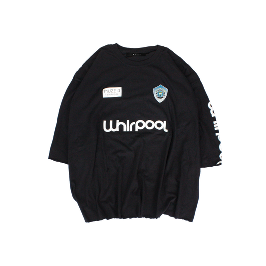 MUZE BLACK LABEL - WHIRLPOOL CROPPED GAME TEE(BLACK) ゲーム Tシャツ ブラック