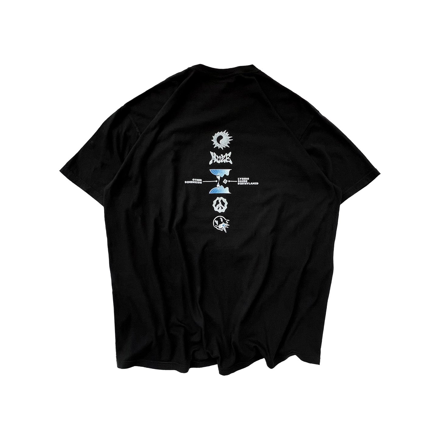 MUZE BLACK LABEL -【WORMHOLE T-SHIRT(BLACK)】ミューズ ワームホール Tシャツ ブラック