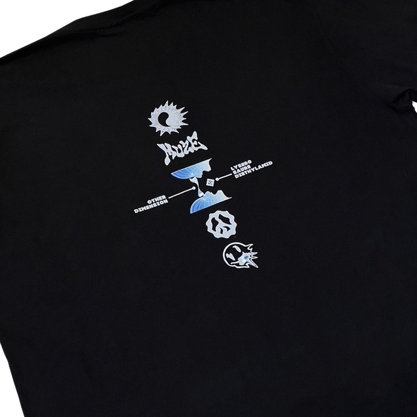 MUZE BLACK LABEL -【WORMHOLE T-SHIRT(BLACK)】ミューズ ワームホール Tシャツ ブラック