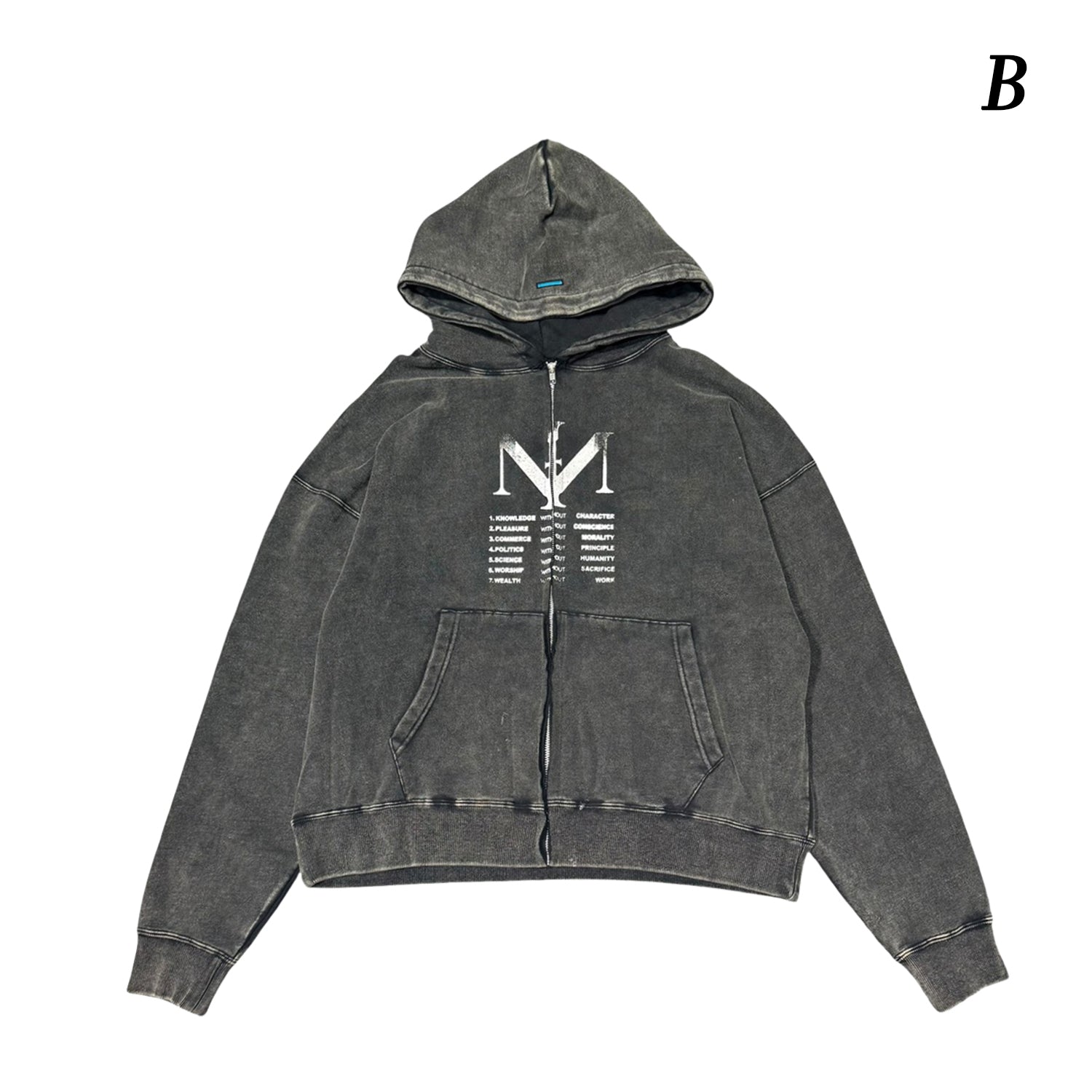 MUZE®︎ -【× MINUS Point Zero part.3 GRAPHIC ZIP HOODIE】ミューズ