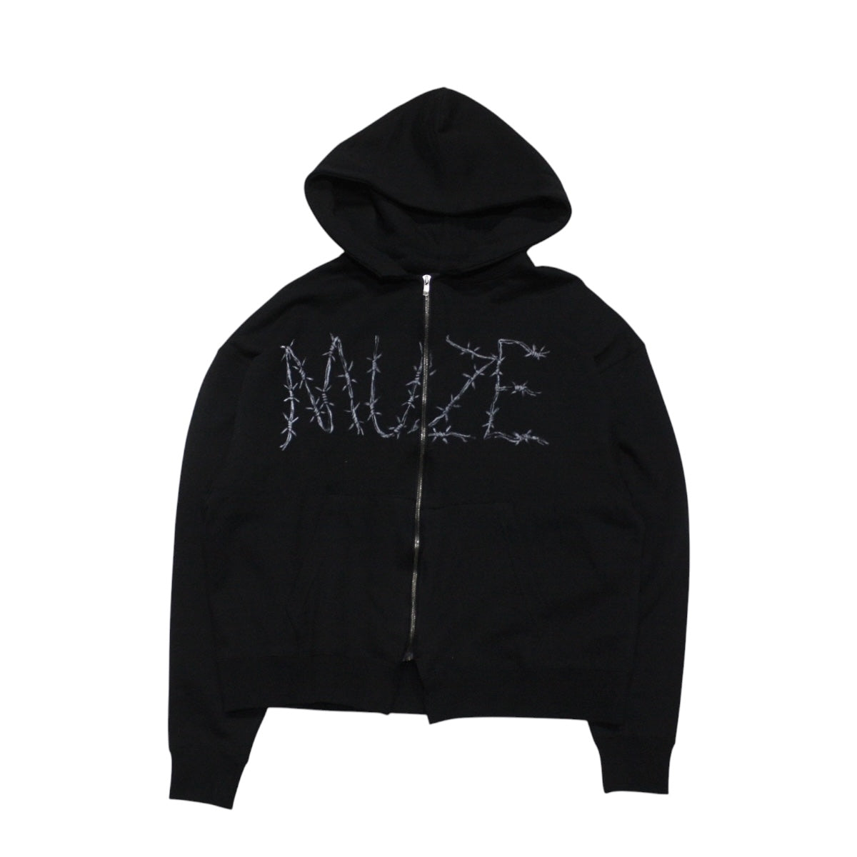 MUZE BLACK LABEL パーカー MUZE BLACK LABEL -【MUZE® LOGO REFLECTOR ZIP PK(BLACK)】ミューズ