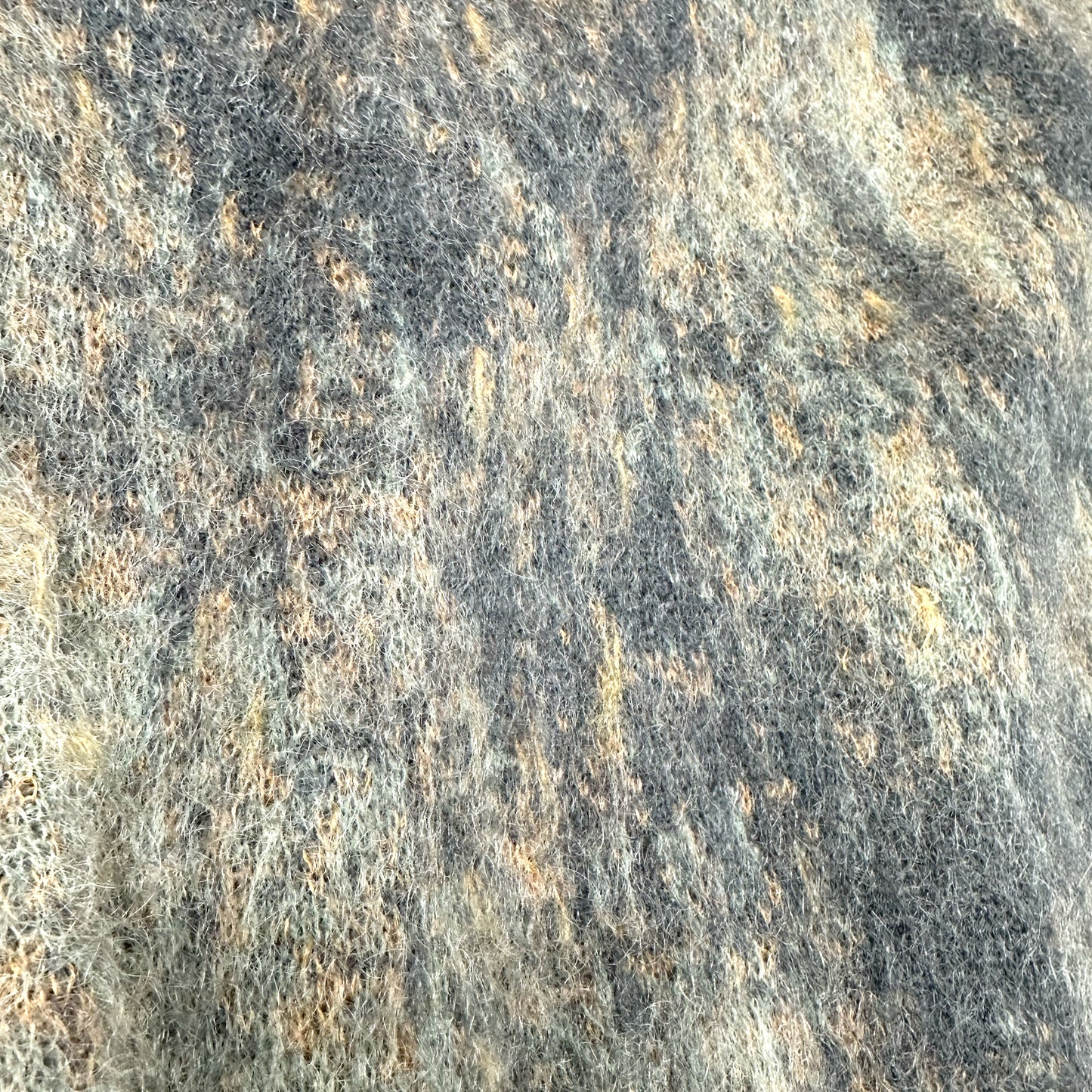 FACCIES - RUSTY JACQUARD MOHAIR KNIT PO(BROWN)　ファッチーズ ジャガード モヘア ニット ブラウン