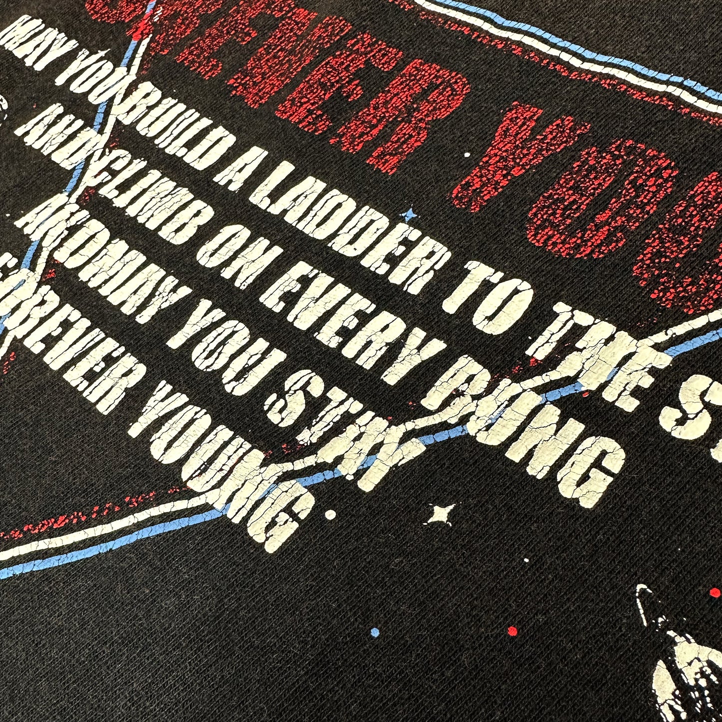 FACCIES -【AGINGA FADE TEE(BLACK】ファッチーズ　エイジング フェード Tシャツ ブラック