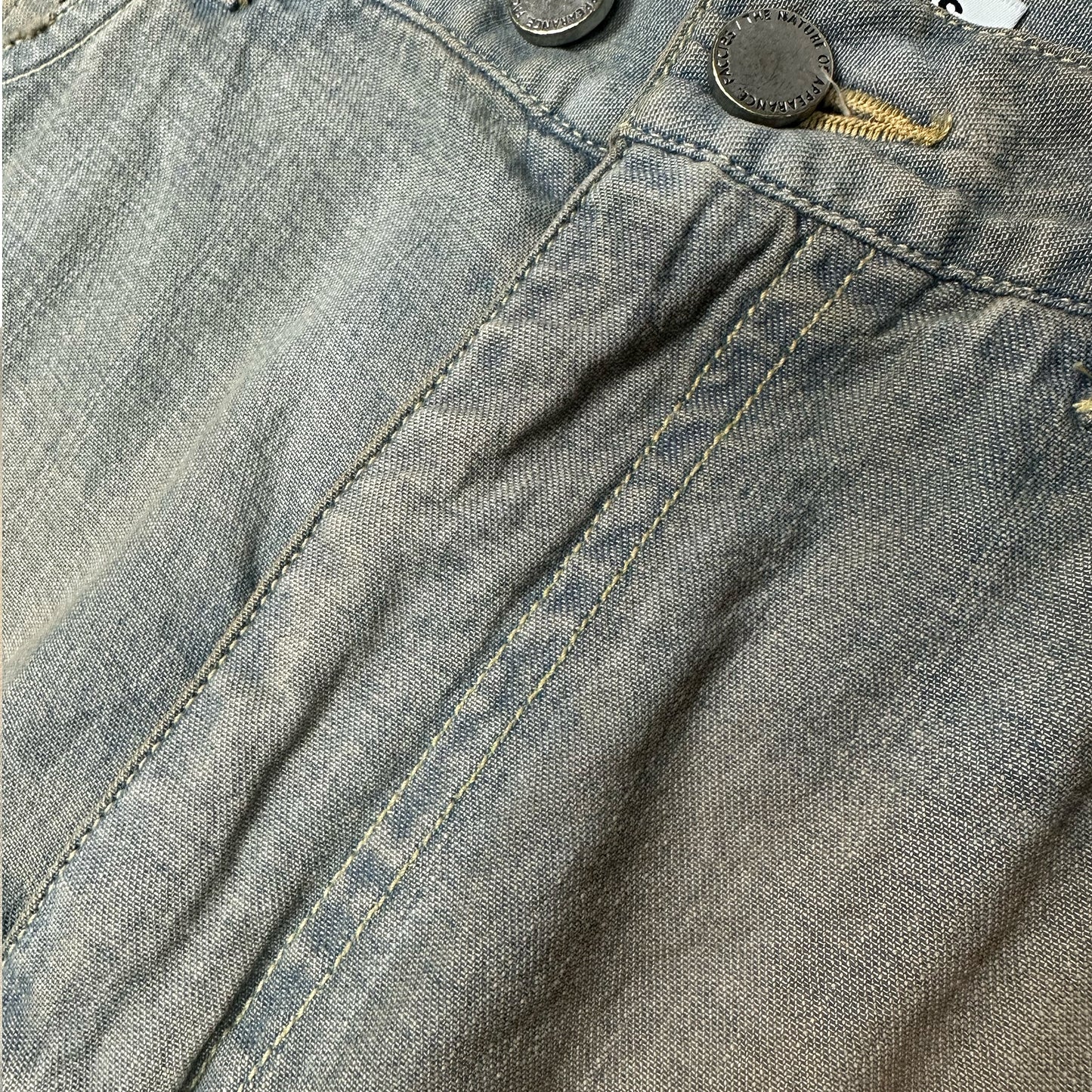 FACCIES -【AGINGA LIGHT OZ DENIM BAGGY PANTS(BEACH)】ファッチーズ エイジング ライト デニム パンツ ビーチ