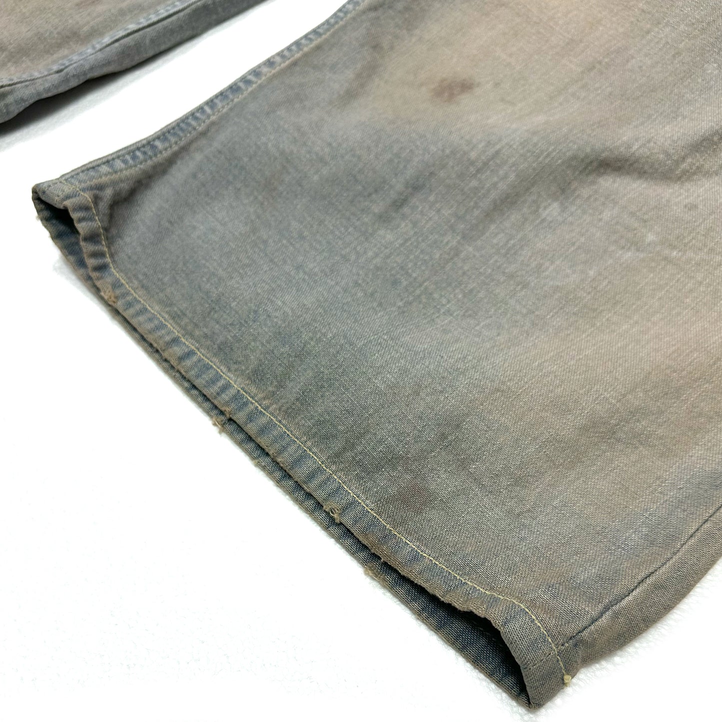 FACCIES -【AGINGA LIGHT OZ DENIM BAGGY PANTS(BEACH)】ファッチーズ エイジング ライト デニム パンツ ビーチ