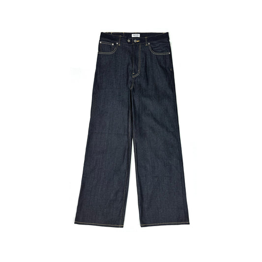 FACCIES -【RIGID LIGHT OZ DENIM BAGGY PANTS (INDIGO)】ファッチーズ リジット ライトオンス デニム バギー パンツ インディゴ