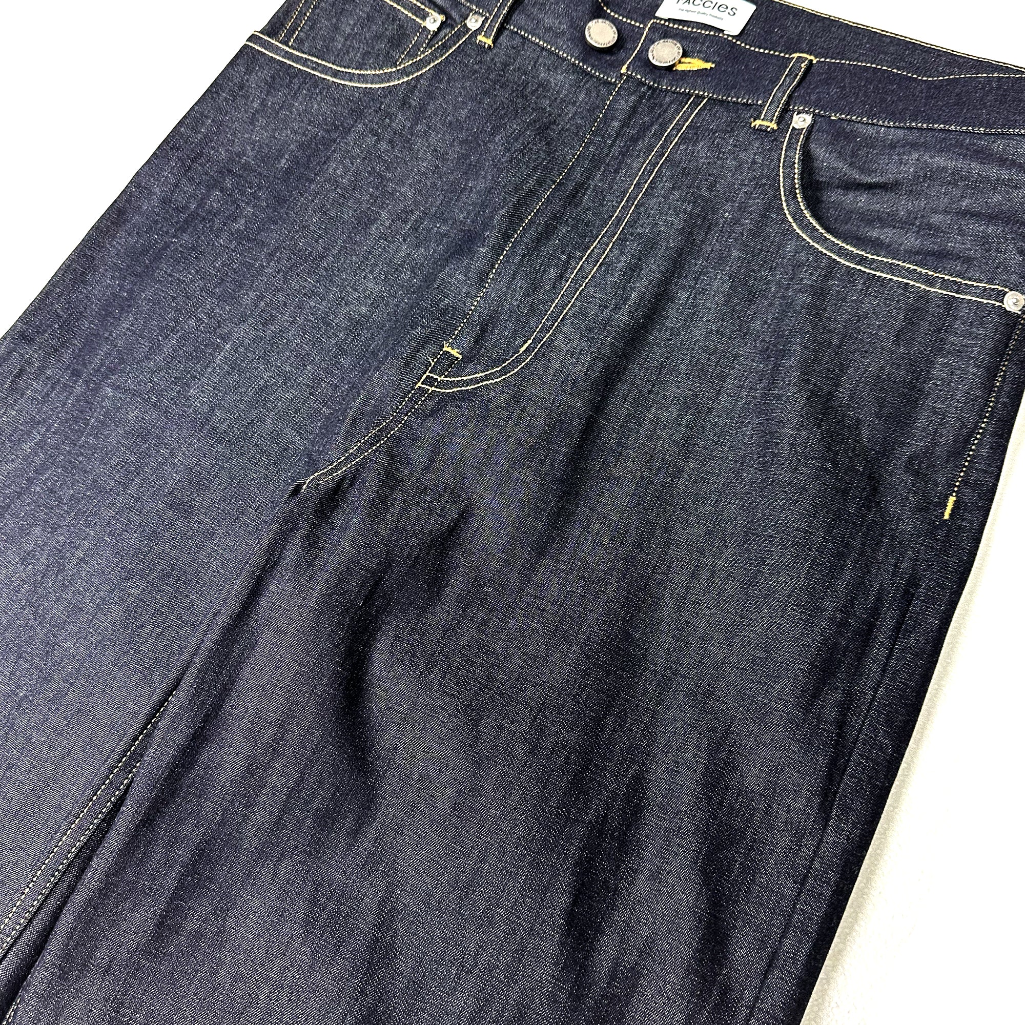 FACCIES -【RIGID LIGHT OZ DENIM BAGGY PANTS (INDIGO)】ファッチーズ