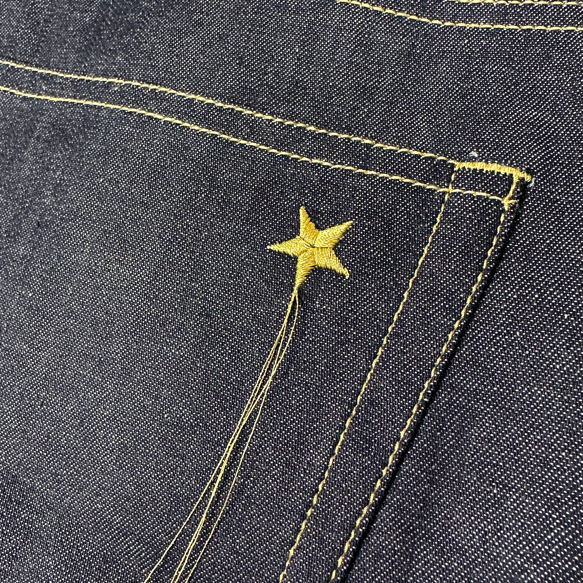 FACCIES -【RIGID LIGHT OZ DENIM BAGGY PANTS (INDIGO)】ファッチーズ
