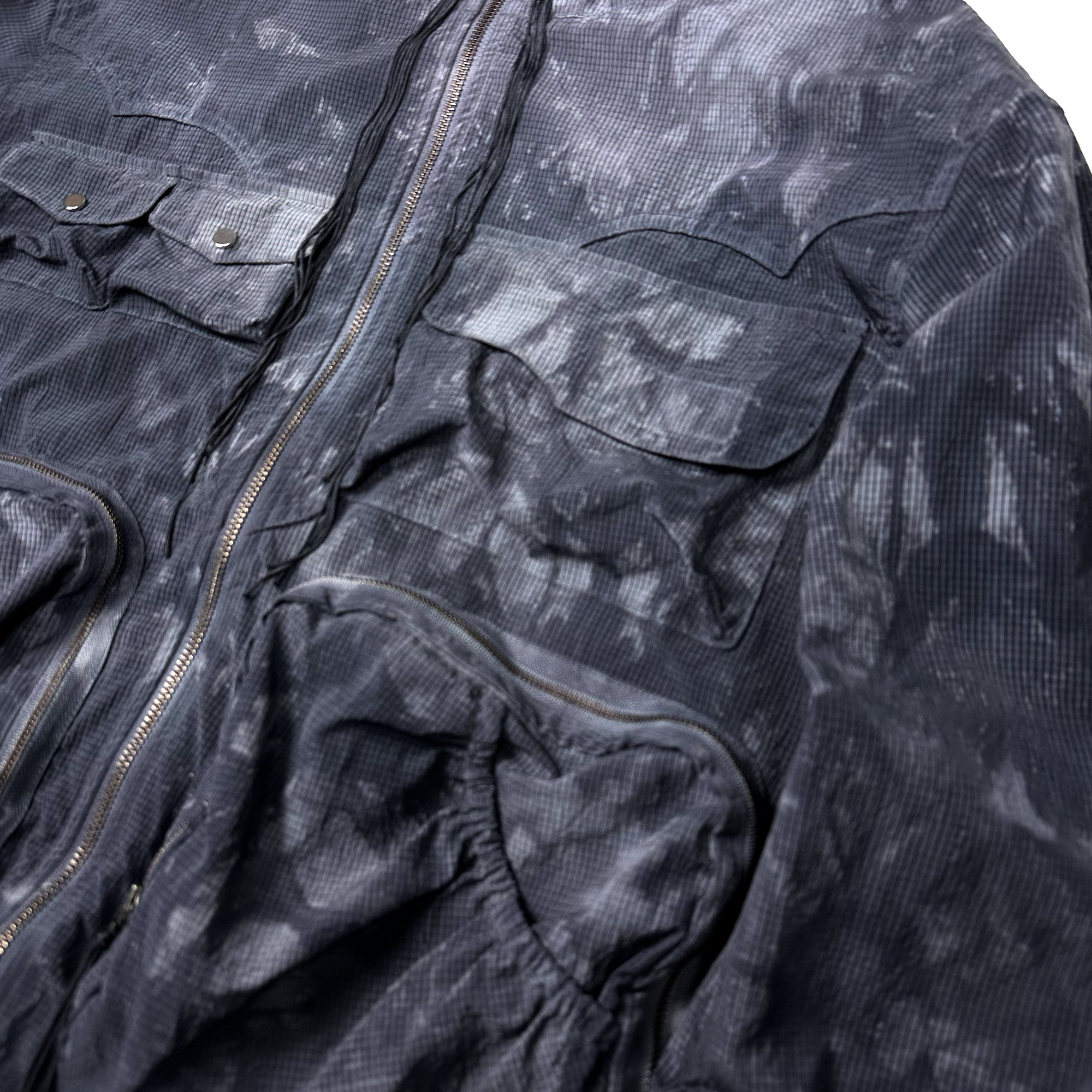 FACCIES -【GARMENT DYE MESH TRAVELER JACKET(BLACK)】ファッチーズ