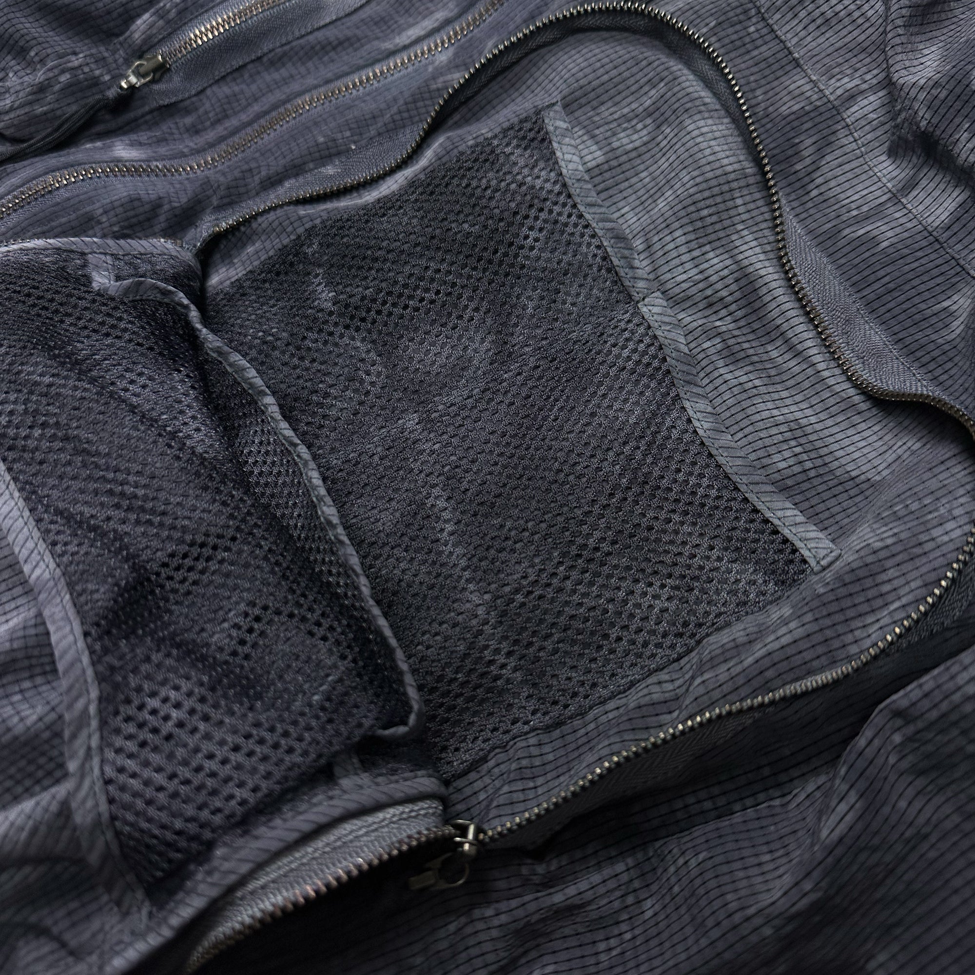 FACCIES -【GARMENT DYE MESH TRAVELER JACKET(BLACK)】ファッチーズ