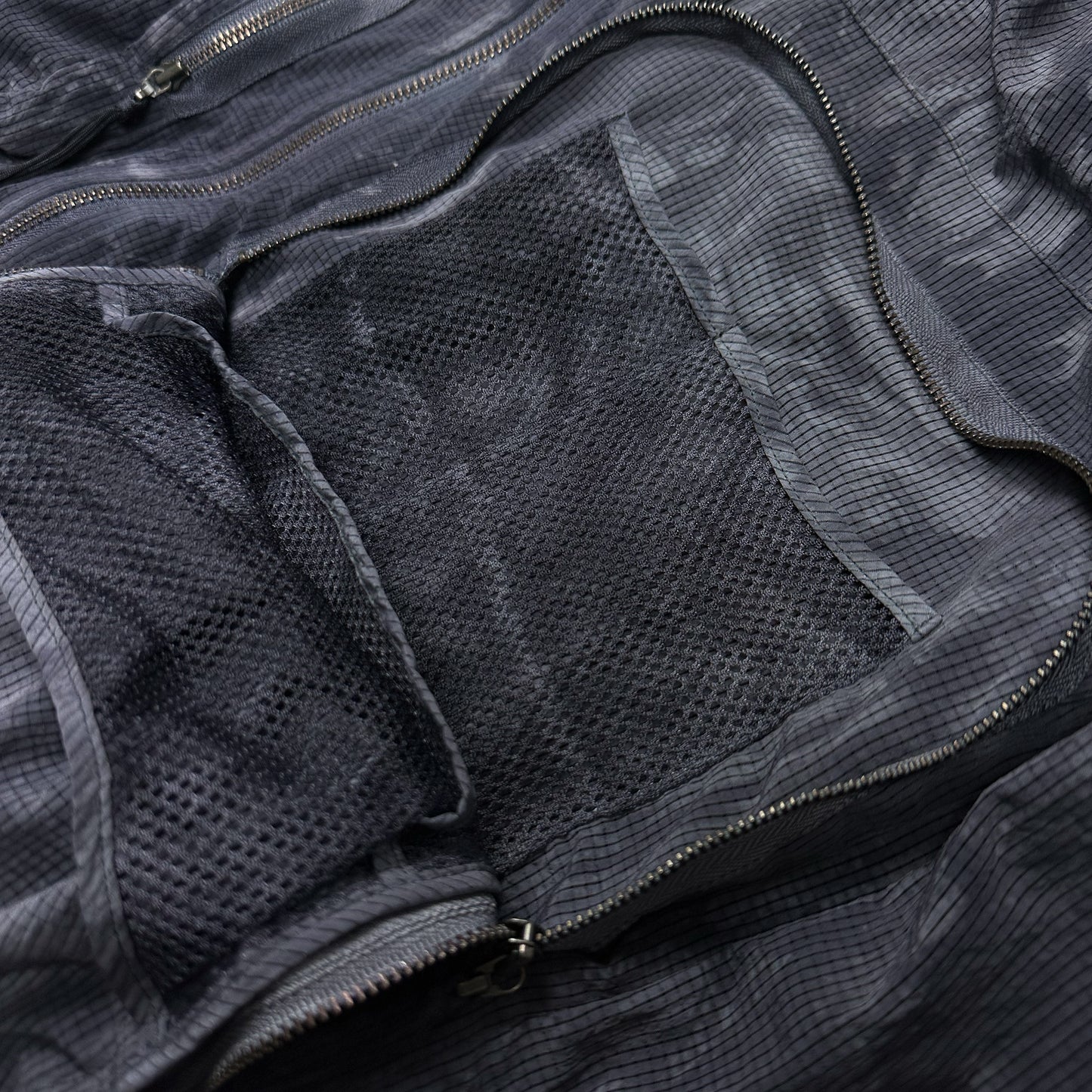 FACCIES -【GARMENT DYE MESH TRAVELER JACKET(BLACK)】ファッチーズ ガーメントダイ メッシュ トラベラー ジャケット ブラック